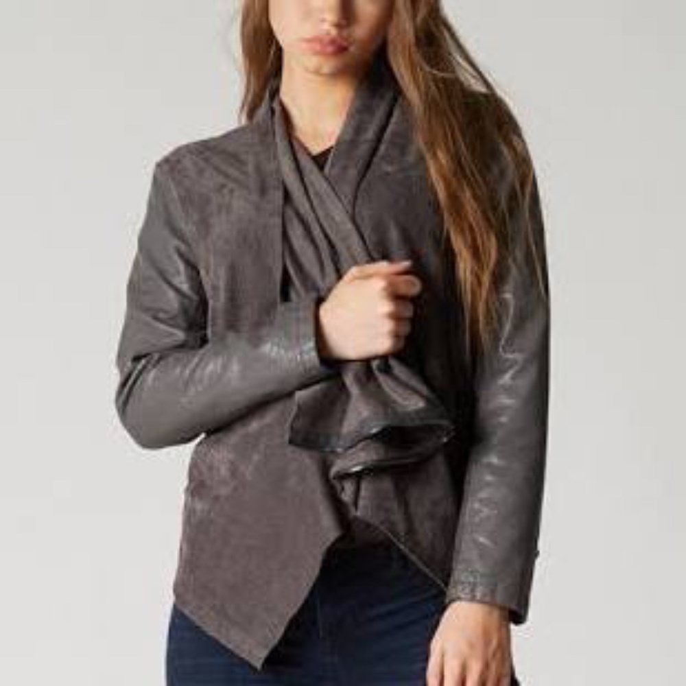 Blank NYC Jacket Charcoal, Size XS